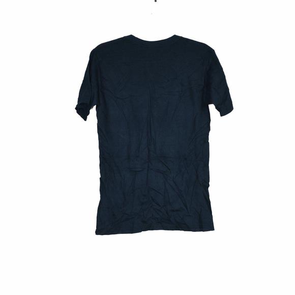 Yazbek Men Black Graphic T Shirt Posada Pullover Crewneck Short Sleeve Small NWT - Picture 3 of 6